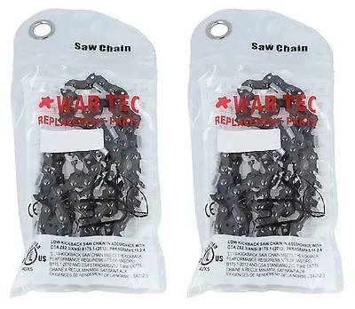 16  Chainsaw Chain Pack Of 2 Fits McCULLOCH 833 835 836 839 • £16.45