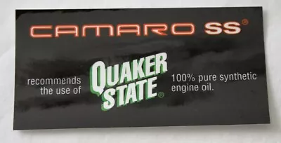 $8.79 • Buy NOS OEM GM SLP 1996 1997 Camaro SS Quaker State Underhood Oil Decal New Logo Z28