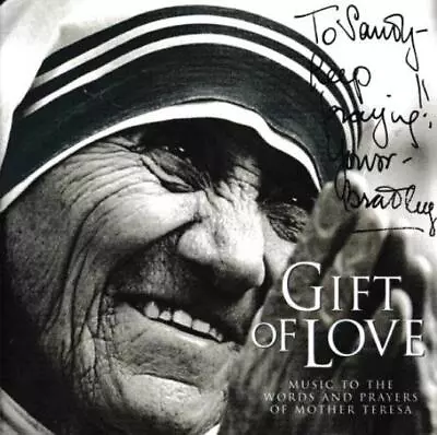 Gift Of Love: Music To The Words And Prayers Of Mother Teresa MUSIC AUDIO SIGNED • $17.99