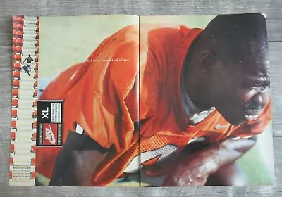Michael Irvin Miami Hurricanes Nike 1996 Original Print Ad 8 X 10.5  The U • $7.49