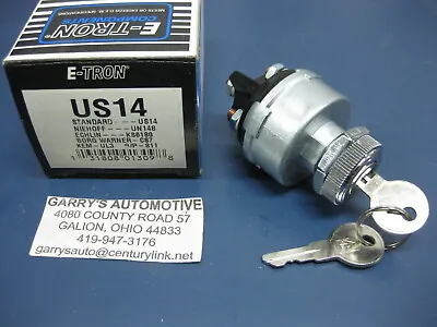 ETron US14 Ignition Starter Switch Cylinder 4 Position 4 Stud With Keys Jeep • $20