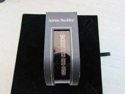 £7.99 • Buy Adrian Buckley Pave Collection Bracelet - Silver Colour And Clear Stones 