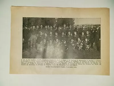 Mare Island Navy Yard Vallejo California 1918 Football Team Picture • $16