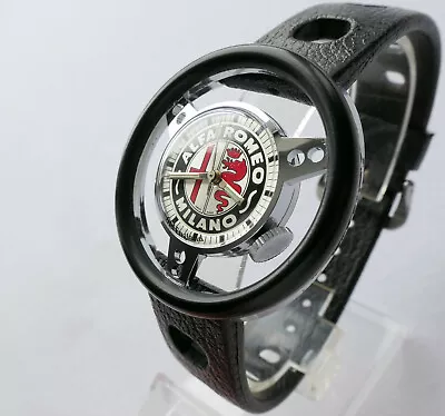 $891.48 • Buy Alfa Romeo Classic Mille Miglia Rally Racing Sport Steering Wheel Retro Watch