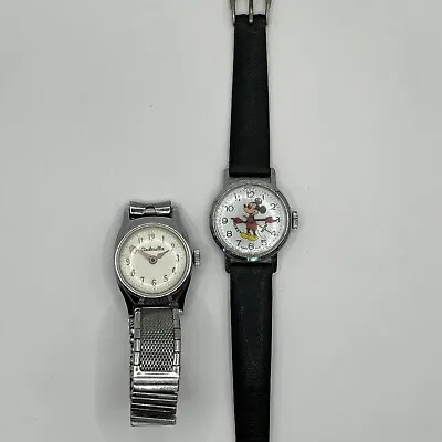 Vintage Disney Mickey Mouse Time Works And Cinderella Watches • $15