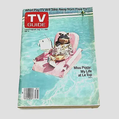 Vintage TV Guide Muppets MISS PIGGY Cover Idaho Edition EUC • $16