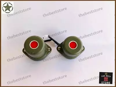 A Pair Of New Ford Jeep Military Willys Blackout Red Dot Stop Light (12v) • $36.90