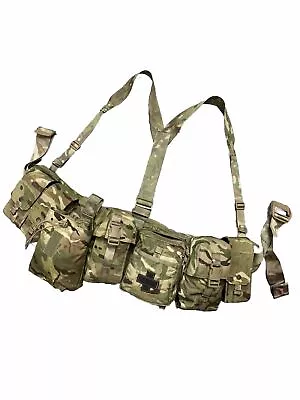 British Army Issue Mtp Virtus Molle Hip Pad Belt Webbing Set Chassis Military • £165