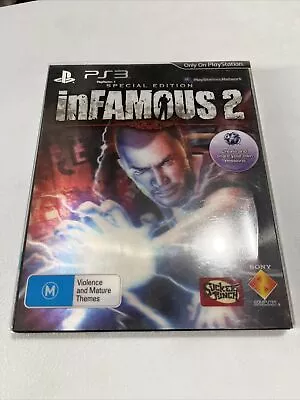 InFamous 2 Special Edition Sony PlayStation 3 PS3 PAL | RARE Hologram • $24.95