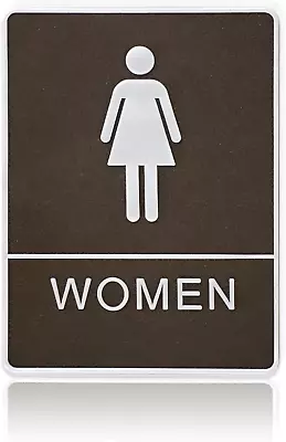 Restroom Sign For Business 6 X 8 Inch With Double Sided Tape For Easy Installati • $18.99