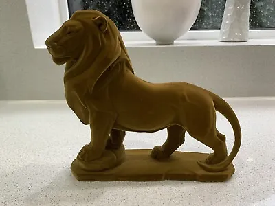 Abigail Ahern Style Flocked Empire Lion Sculpture • £40