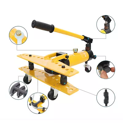 £183 • Buy Manual Manual Hydraulic Pipe Bender Hydraulic Bender Tube Bending Machine Kits
