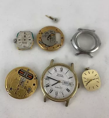 Bulova Accutron Watch Parts Lot For Repair • $54.95