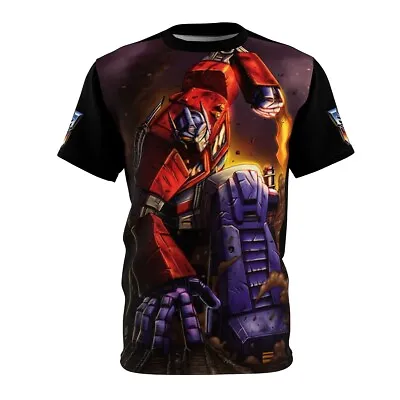 Optimus Prime T-Shirt | Polyester All Over Print Unisex Transformers Shirt. • $40.99