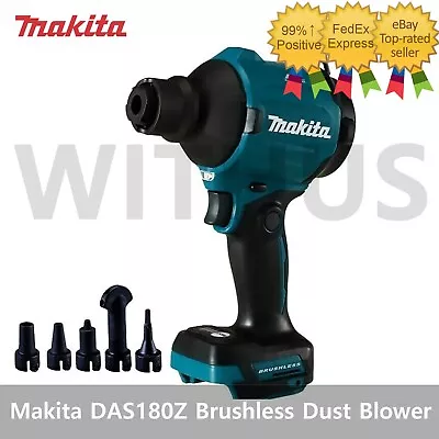 Makita DAS180Z 18V Cordless Brushless Dust Blower Body Only - Trakcing • $174.67