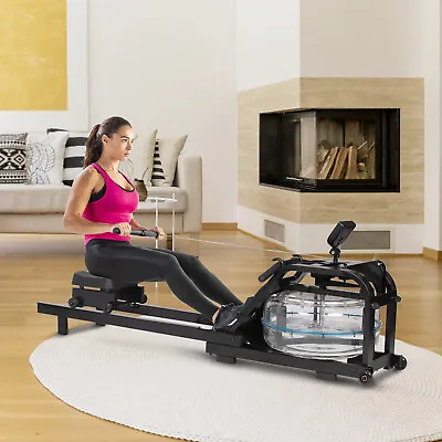 $309.99 • Buy Koreyosh Water Rowing Machine W/ Adjustable Resistance LCD Monitor Indoor Home 