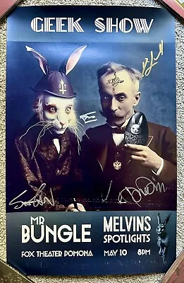 Mr Bungle SIGNED Poster Mike Patton Fox Pomona 2023 AUTOGRAPHED Rare Scott Ian • $164.99