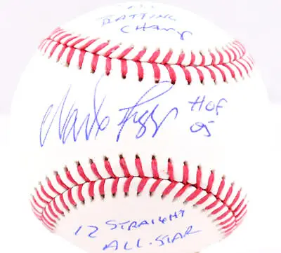 Wade Boggs Autographed Rawlings OML Baseball W/ 3 Stats-Beckett W Hologram *Blue • $129