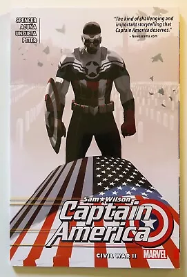 Captain America Sam Wilson Vol. 3 Civil War II Marvel Graphic Novel Comic Book • $2.66