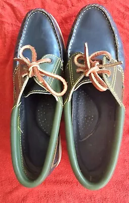 MEN'S MULTI-COLOUR  Leather Shoes Size 45 SEAGOING Brand LENGTH 12 INCHES  • £10