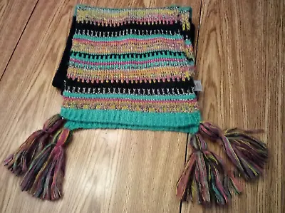 Unbranded Black And Multi-colored Scarf/pashmina New Without Tags • $10.99