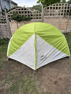 Naturehike Mongar 2 Person Tent Backpacking Tent 3 Season White/Green • £159.99