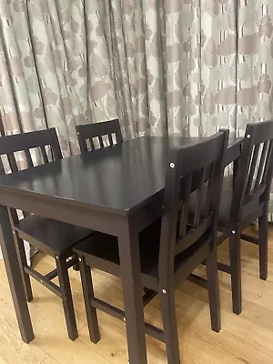 Dinning Table And 4 Chairs Newly Purchased • £110