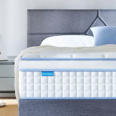 12 Inch Queen Mattress Hybrid Mattress Innerspring And Gel Memory Foam Mattress • $189.99