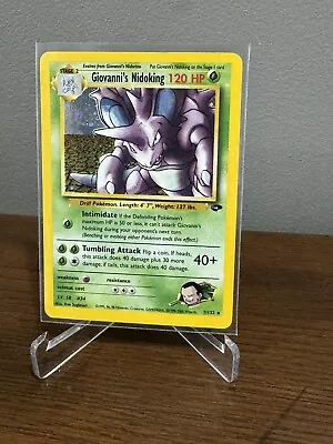 Pokemon TCG - Giovanni's Nidoking 7/132 - Holo Rare - Gym Challenge • $34.99