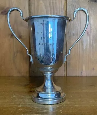 1955 Vintage Silver Plate Trophy Trophies Loving Cup Trophy • $31.10