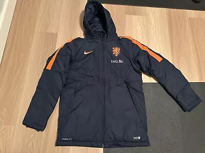 Nike Netherlands National Soccer Team Bench Coat Padded Jacket Men • $395