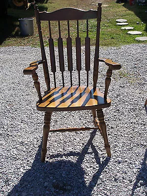 Mid Century Tell City Maple Armchair / Desk Chair  (AC120) • $349