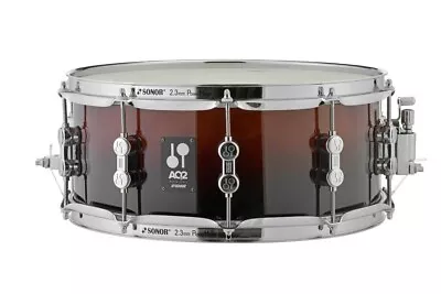 Sonor AQ2 Series 13x6  Brown Fade Snare Drum | Maple | WorldShip NEW Auth Dealer • $239