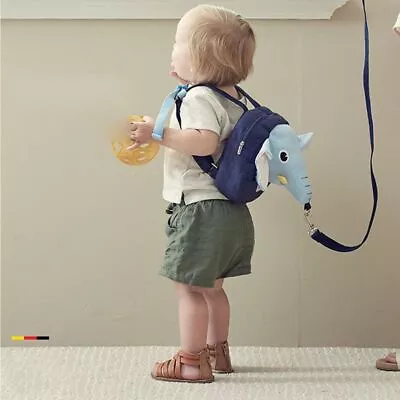 £9.99 • Buy Kids Baby Toddler Walking Safety Harness Backpack Security Strap Bag With Reins