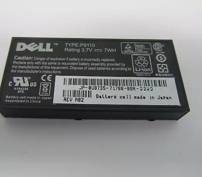 Genuine Battery Dell Poweredge Perc 5i 6i FR463 P9110 NU209 U8735 XJ547 3.7V 7Wh • $19.99