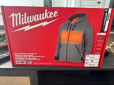 Milwaukee M12 Men's Hoodie Size XL - Gray (306G-21XL) • $129.99