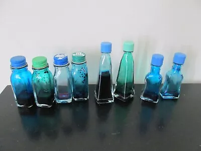 Vtg Food Coloring Glass Bottle Lot-8 McCormick • $12.40