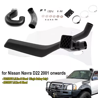 Air Intake Snorkel Kit For Nissan Navara D22 Series Turbo Diesel 2001 Onwards • $129.40