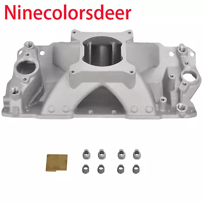 High Rise Single Plane Intake Manifold For 1957-95 Small Block Chevy SBC 350 400 • $216.90