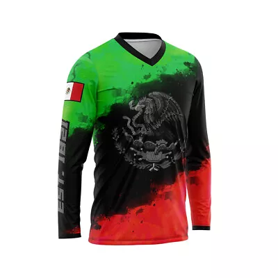 Ulti Offroad Mexico Black - Offroad Motocross Jersey Shirt Long Sleeve • $29.99