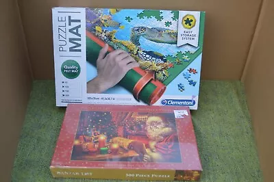 £9.95 • Buy Clemontoni Puzzle Mat Jigsaw Roll + Santa's List Jigsaw New