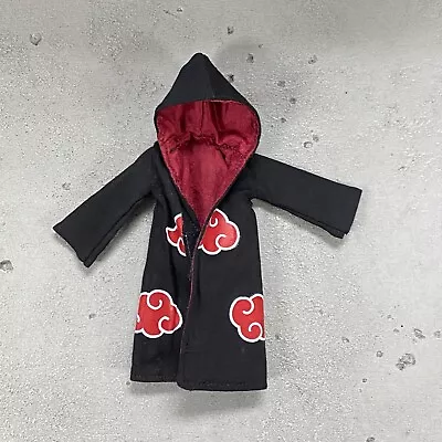 PB-R-SAS: 1/12 Akatsuki Fabric Robe With Hood For Bandai SHF Sasuke Uchiha • $23.99