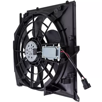 Radiator Cooling Fan Assembly For BMW 3 Series 325i 328i 330i E46 17117525508 • $85