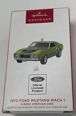 2023 Hallmark Keepsake 1973 Ford Mustang Mach 1  #33 Classic Cars Ornament • $0.99