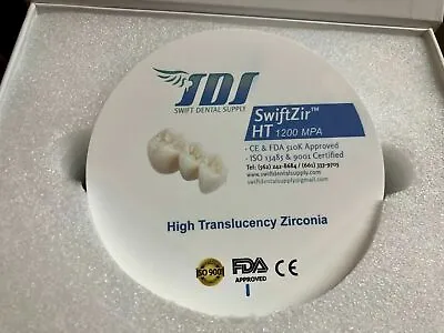 Swift Dental Zirconia Pucks Disks For CAD CAM Roland Weiland Milling • $72