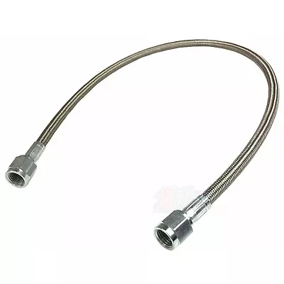 36 Inch Stainless -3AN PTFE Braided Brake Line Hose Turbo Feed Clutch Straight • $17.20