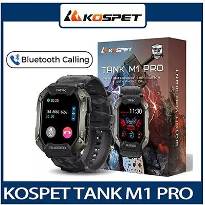 $76.99 • Buy 2022 NEW KOSPET TANK M1 PRO Smart Watch Men Rugged Outdoor Sport Fitness Tracker