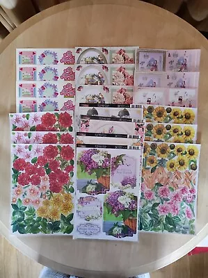 20 X A4 Sheets Of Card Toppers And 3D Decoupage + 4 X A4 Backing Card • £4.99