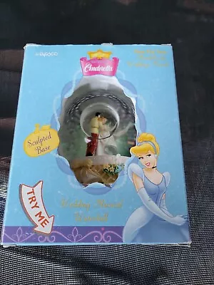 £19.77 • Buy Disney Enesco Cinderella Mendelssohn Wedding March Music Snow Globe In Box