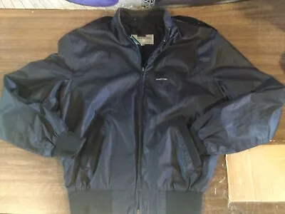 Vintage Unisex Size 38 Members Only Blackziplightweight Jacket • $20